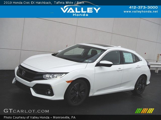 2019 Honda Civic EX Hatchback in Taffeta White