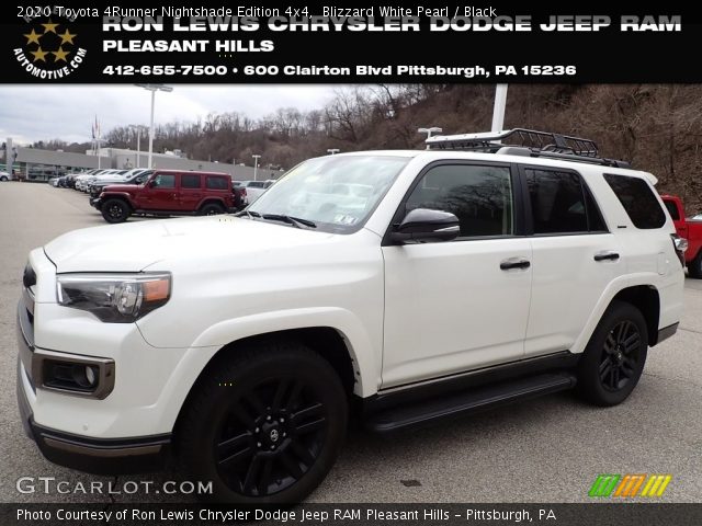 2020 Toyota 4Runner Nightshade Edition 4x4 in Blizzard White Pearl