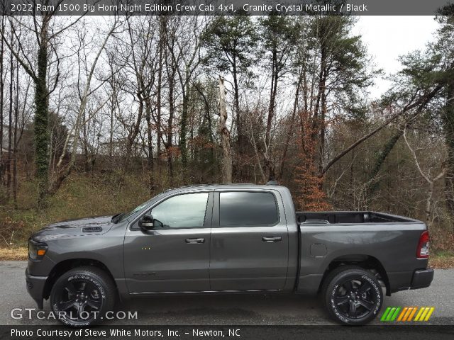 2022 Ram 1500 Big Horn Night Edition Crew Cab 4x4 in Granite Crystal Metallic