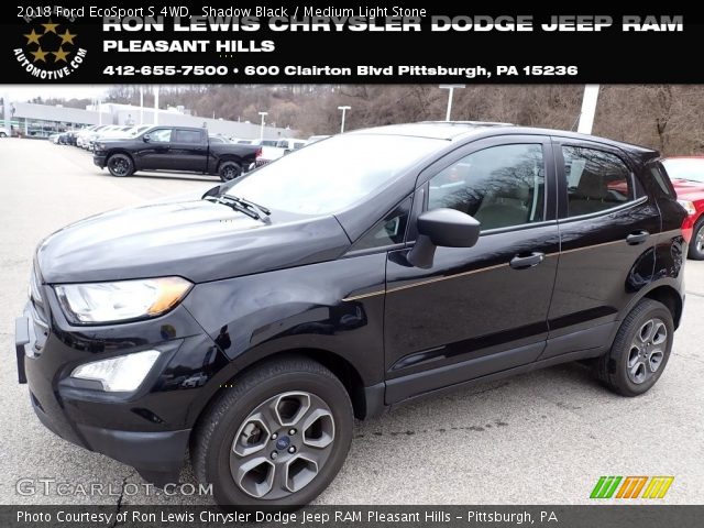 2018 Ford EcoSport S 4WD in Shadow Black