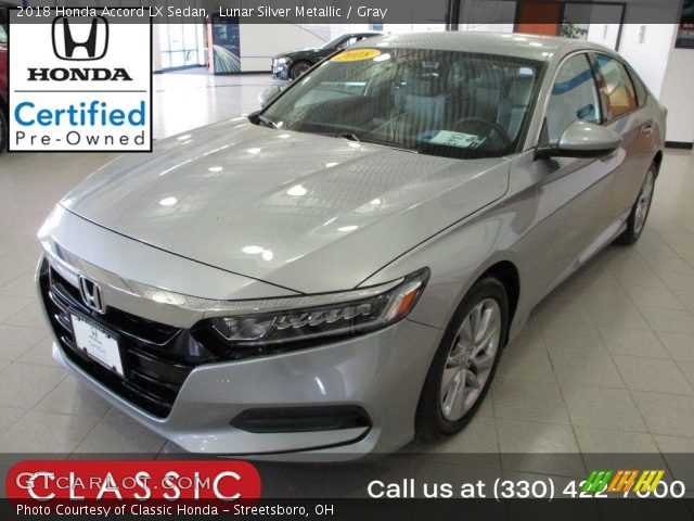 2018 Honda Accord LX Sedan in Lunar Silver Metallic