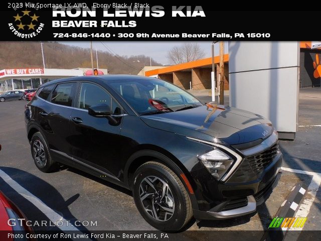 2023 Kia Sportage LX AWD in Ebony Black