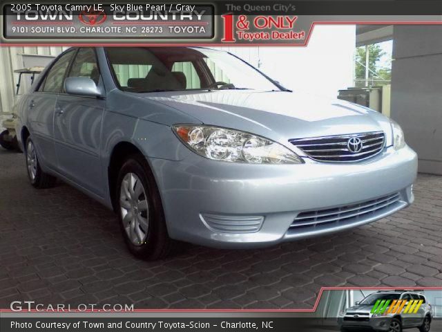2005 Toyota Camry LE in Sky Blue Pearl