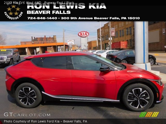 2022 Kia EV6 Wind AWD in Runway Red