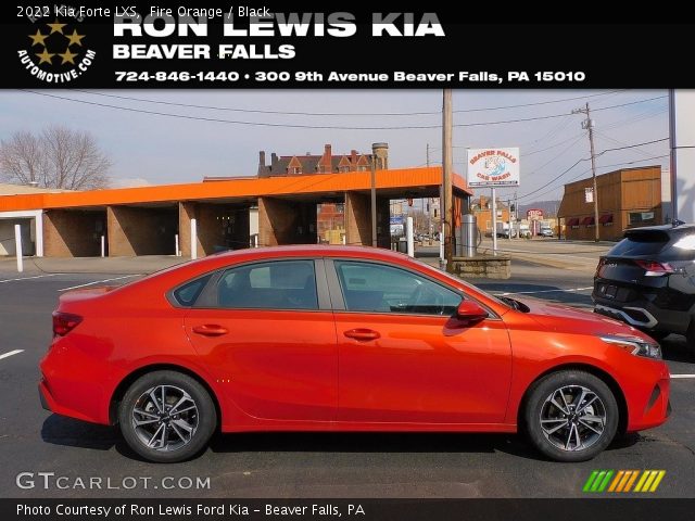 2022 Kia Forte LXS in Fire Orange