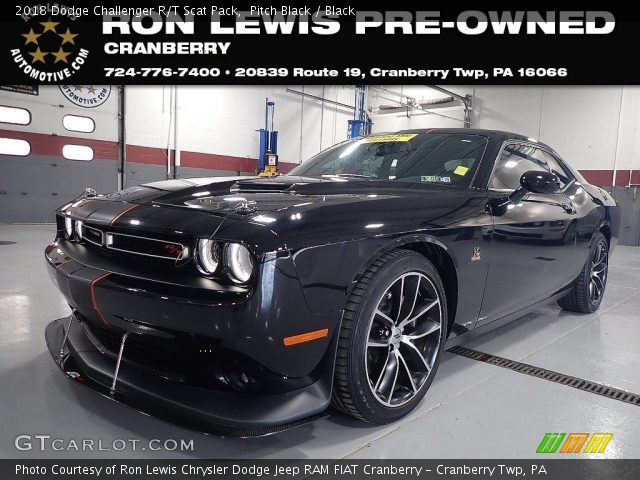 2018 Dodge Challenger R/T Scat Pack in Pitch Black