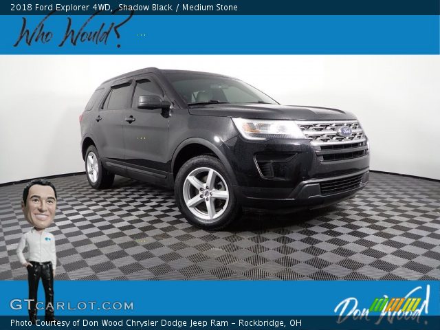 2018 Ford Explorer 4WD in Shadow Black