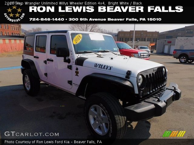 2018 Jeep Wrangler Unlimited Willys Wheeler Edition 4x4 in Bright White