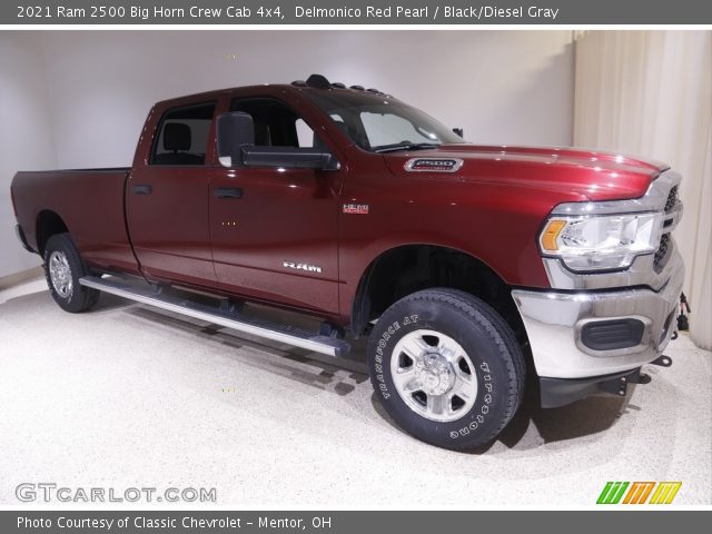 2021 Ram 2500 Big Horn Crew Cab 4x4 in Delmonico Red Pearl