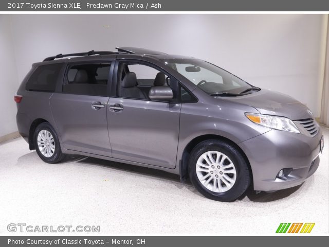 2017 Toyota Sienna XLE in Predawn Gray Mica