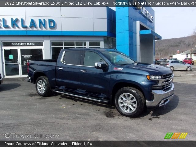 2022 Chevrolet Silverado 1500 Limited LTZ Crew Cab 4x4 in Northsky Blue Metallic