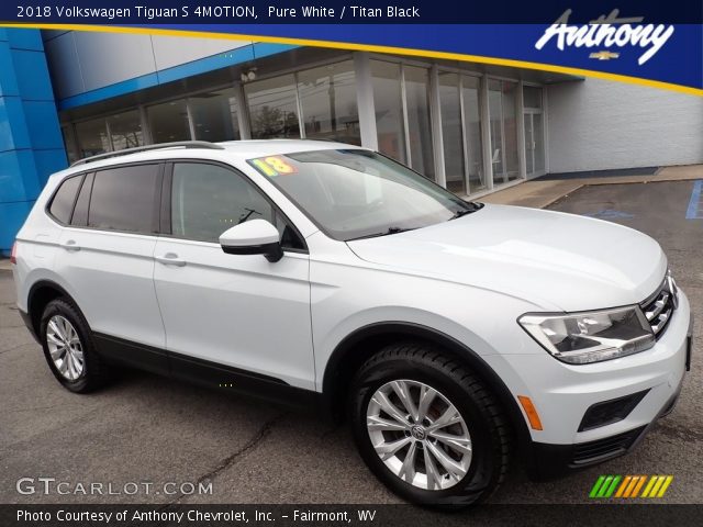2018 Volkswagen Tiguan S 4MOTION in Pure White