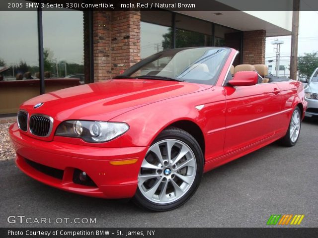 2005 BMW 3 Series 330i Convertible in Imola Red