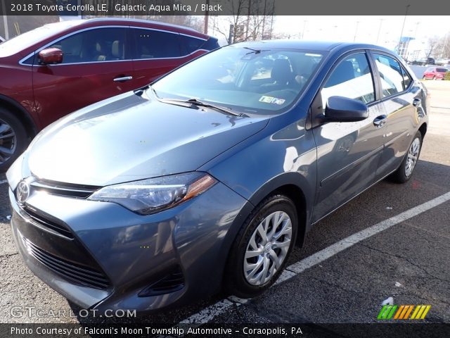 2018 Toyota Corolla LE in Galactic Aqua Mica