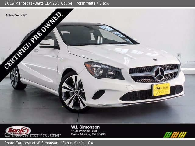 2019 Mercedes-Benz CLA 250 Coupe in Polar White