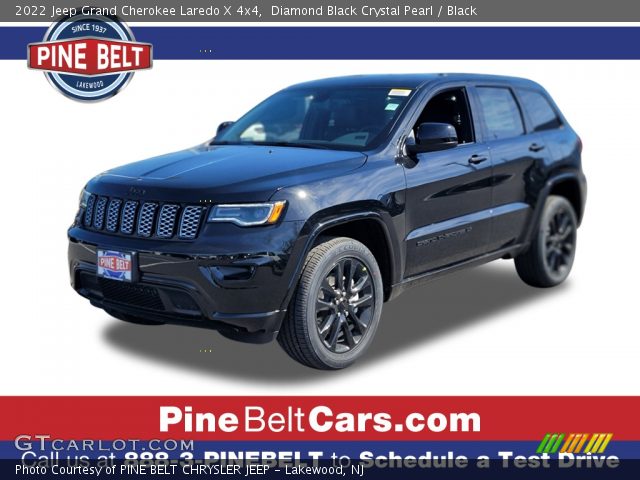 2022 Jeep Grand Cherokee Laredo X 4x4 in Diamond Black Crystal Pearl