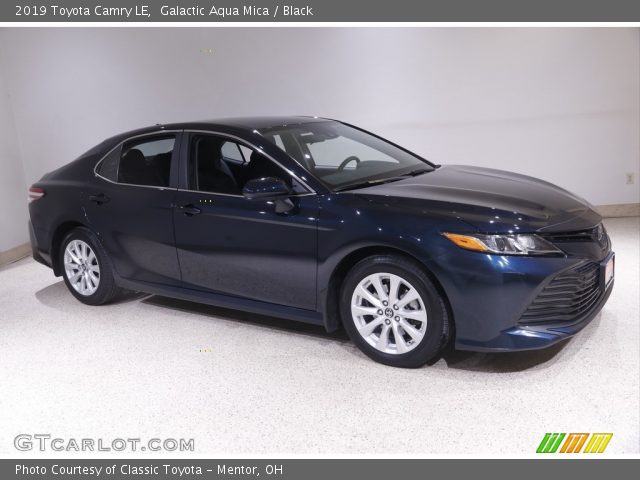 2019 Toyota Camry LE in Galactic Aqua Mica