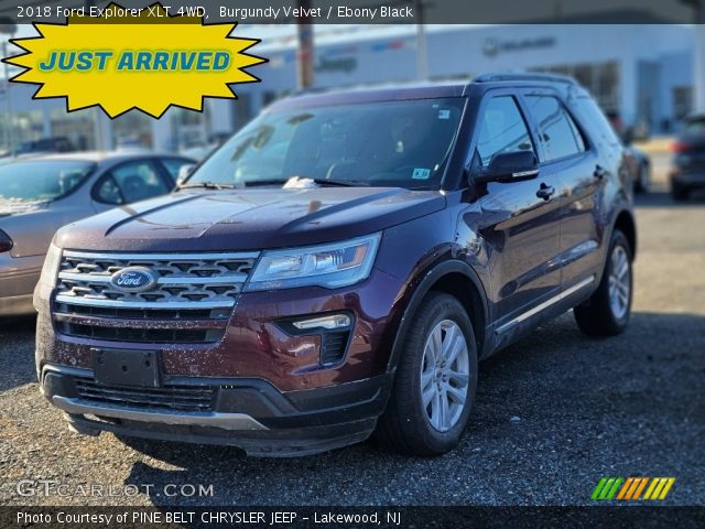 2018 Ford Explorer XLT 4WD in Burgundy Velvet