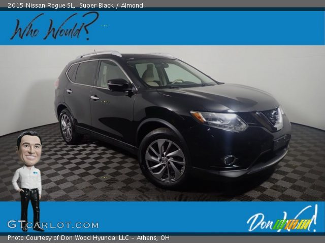 2015 Nissan Rogue SL in Super Black