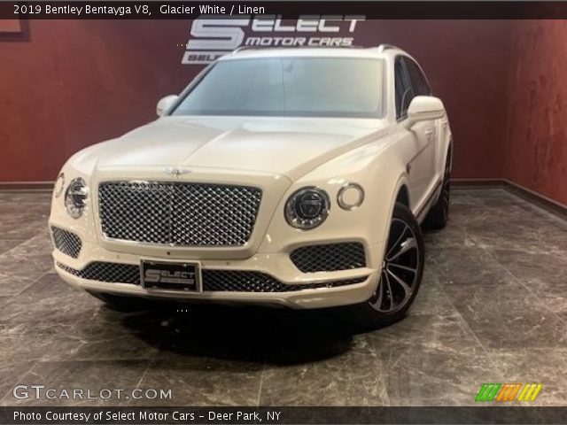 2019 Bentley Bentayga V8 in Glacier White