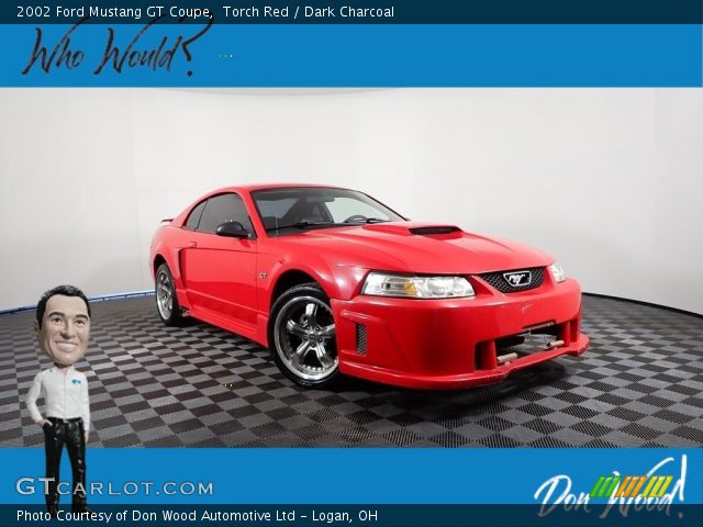 2002 Ford Mustang GT Coupe in Torch Red