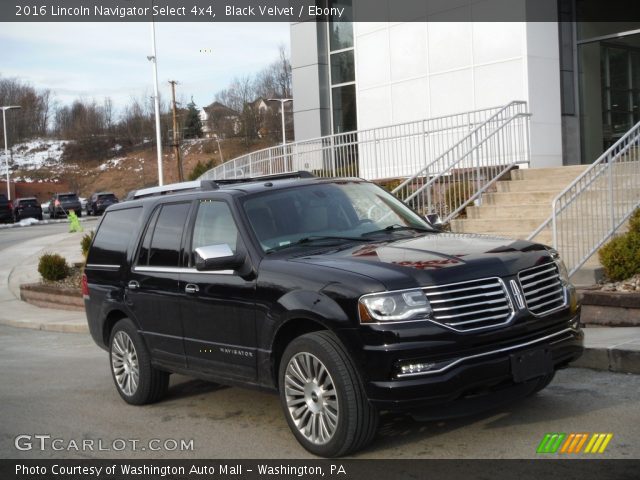 2016 Lincoln Navigator Select 4x4 in Black Velvet