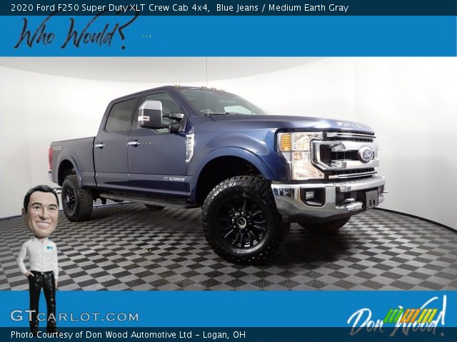 2020 Ford F250 Super Duty XLT Crew Cab 4x4 in Blue Jeans