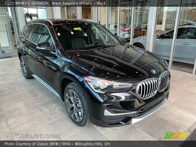 2022 BMW X1 xDrive28i in Black Sapphire Metallic