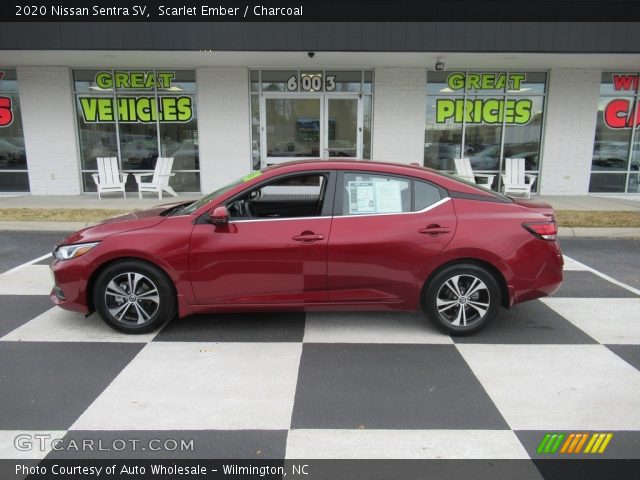 2020 Nissan Sentra SV in Scarlet Ember