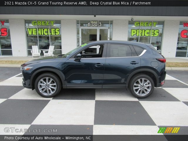 2021 Mazda CX-5 Grand Touring Reserve AWD in Deep Crystal Blue Mica