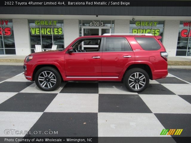 2022 Toyota 4Runner Limited 4x4 in Barcelona Red Metallic