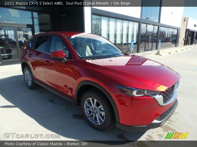 2022 Mazda CX-5 S Select AWD in Soul Red Crystal Metallic