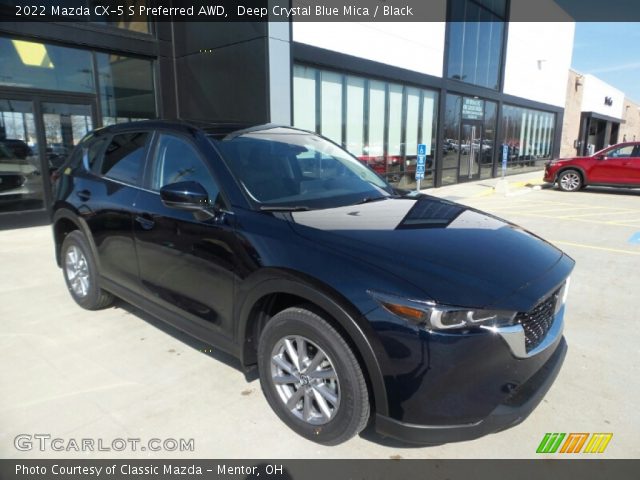 2022 Mazda CX-5 S Preferred AWD in Deep Crystal Blue Mica