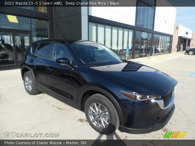 2022 Mazda CX-5 S Select AWD in Deep Crystal Blue Mica