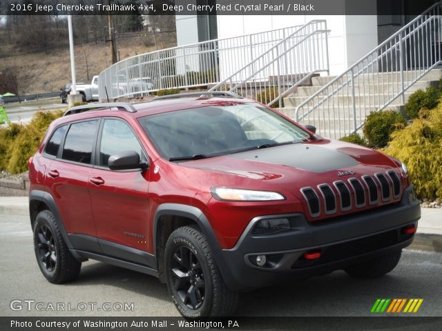 2016 Jeep Cherokee Trailhawk 4x4 in Deep Cherry Red Crystal Pearl