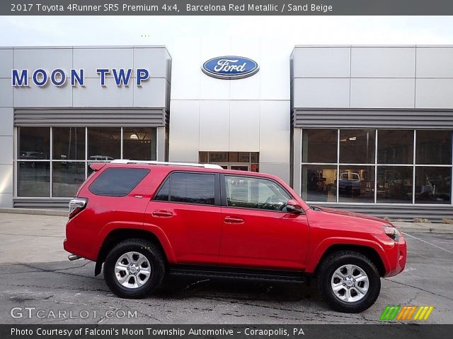 2017 Toyota 4Runner SR5 Premium 4x4 in Barcelona Red Metallic