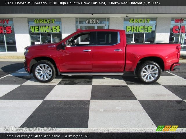 2021 Chevrolet Silverado 1500 High Country Crew Cab 4x4 in Cherry Red Tintcoat