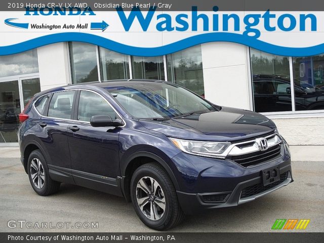 2019 Honda CR-V LX AWD in Obsidian Blue Pearl