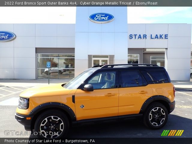 2022 Ford Bronco Sport Outer Banks 4x4 in Cyber Orange Metallic Tricoat