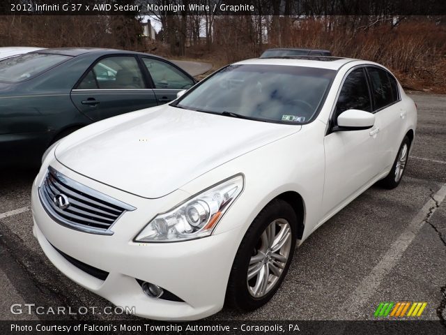 2012 Infiniti G 37 x AWD Sedan in Moonlight White