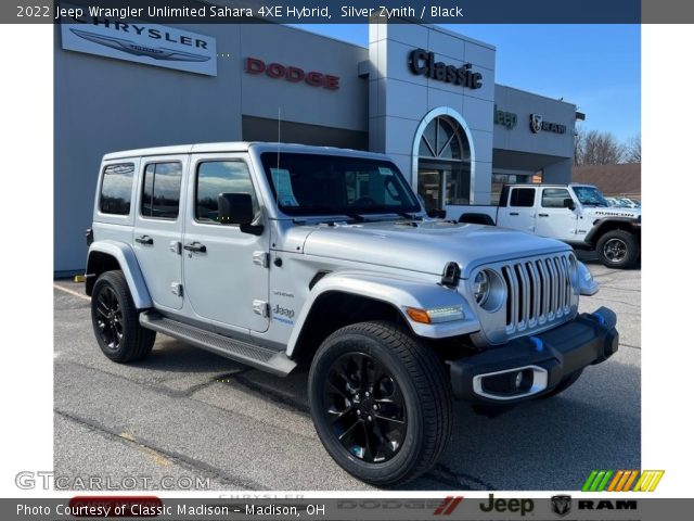 2022 Jeep Wrangler Unlimited Sahara 4XE Hybrid in Silver Zynith