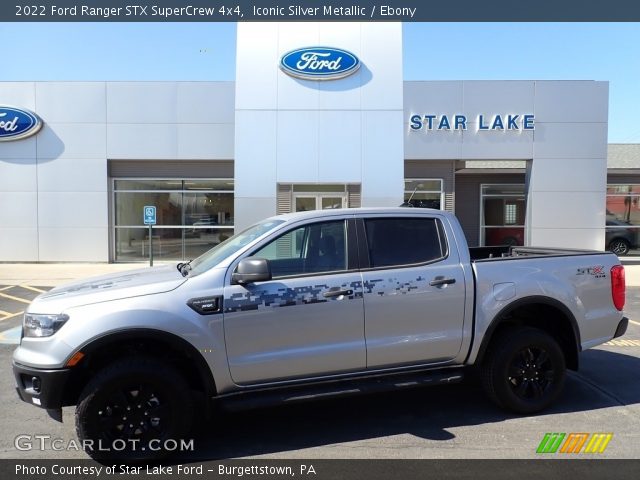 2022 Ford Ranger STX SuperCrew 4x4 in Iconic Silver Metallic