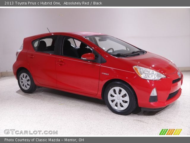 2013 Toyota Prius c Hybrid One in Absolutely Red