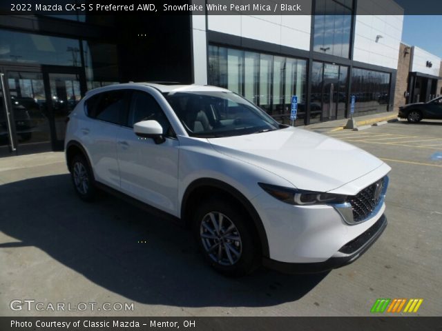 2022 Mazda CX-5 S Preferred AWD in Snowflake White Pearl Mica