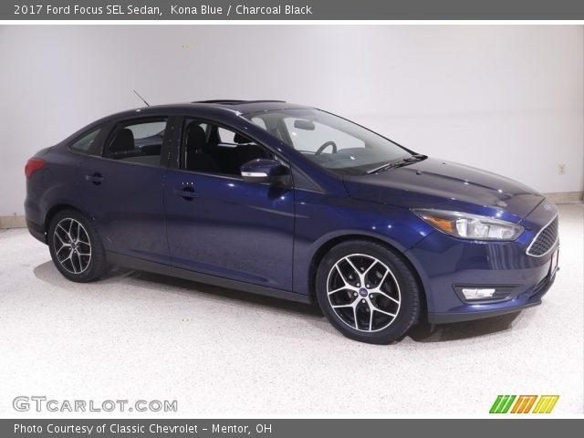2017 Ford Focus SEL Sedan in Kona Blue