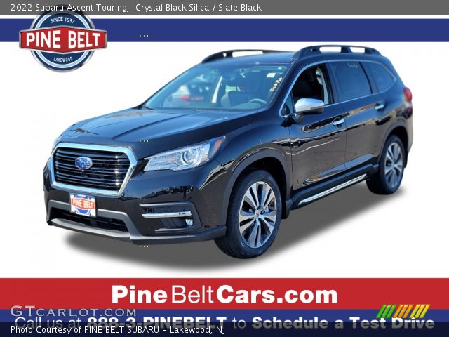 2022 Subaru Ascent Touring in Crystal Black Silica