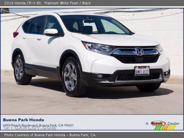 2019 Honda CR-V EX in Platinum White Pearl