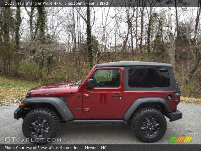 2022 Jeep Wrangler Willys 4x4 in Snazzberry Pearl