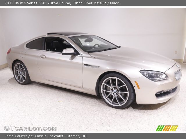 2013 BMW 6 Series 650i xDrive Coupe in Orion Silver Metallic