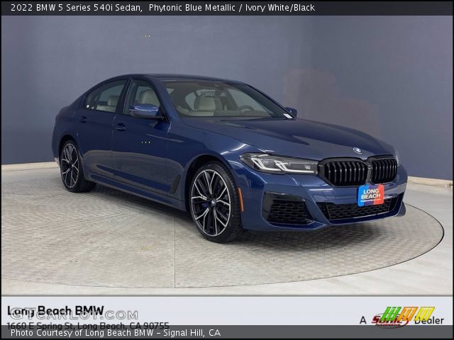 2022 BMW 5 Series 540i Sedan in Phytonic Blue Metallic